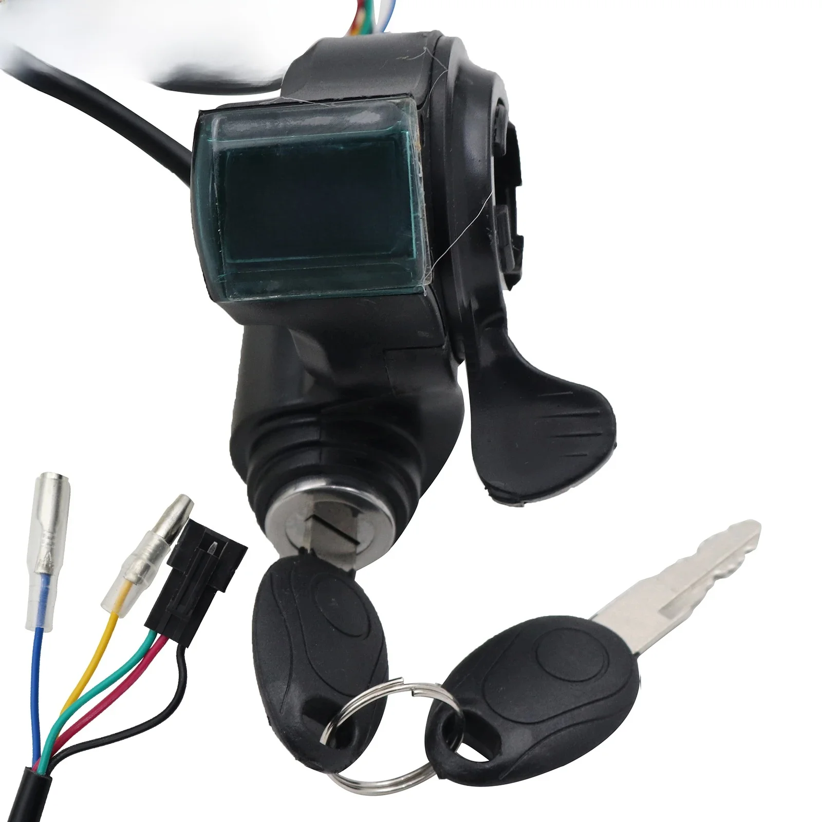 AliExpress E-bike Thumb Throttle Lcd Display Speed Regulator Handlebar Grips For Switch Electric Bike Scooter Tricycle Motorbike Refitting