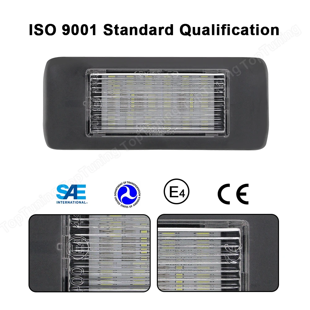 For Opel Astra J Sports Tourer Estate 2010-2015 Zafira Tourer C 2011-UP 2pcs Canbus LED Number License Plate Light Lamp