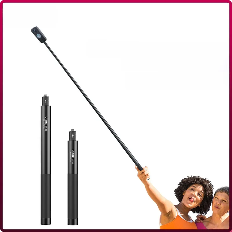 Ulanzi MT-57 MT-58 Insta360 80/120CM Wysuwany, niewidoczny kij do selfie Uniwersalny drążek do GoPro Insta360 X4 X3 X2 GO 2 — zdjęcie produktu 7