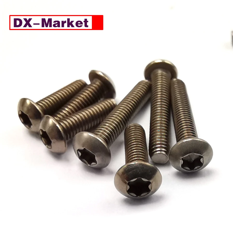 

M2.5 Torx Button Head Titanium Screw , T8 Torx Screwdriver Bolt Fasteners , E022