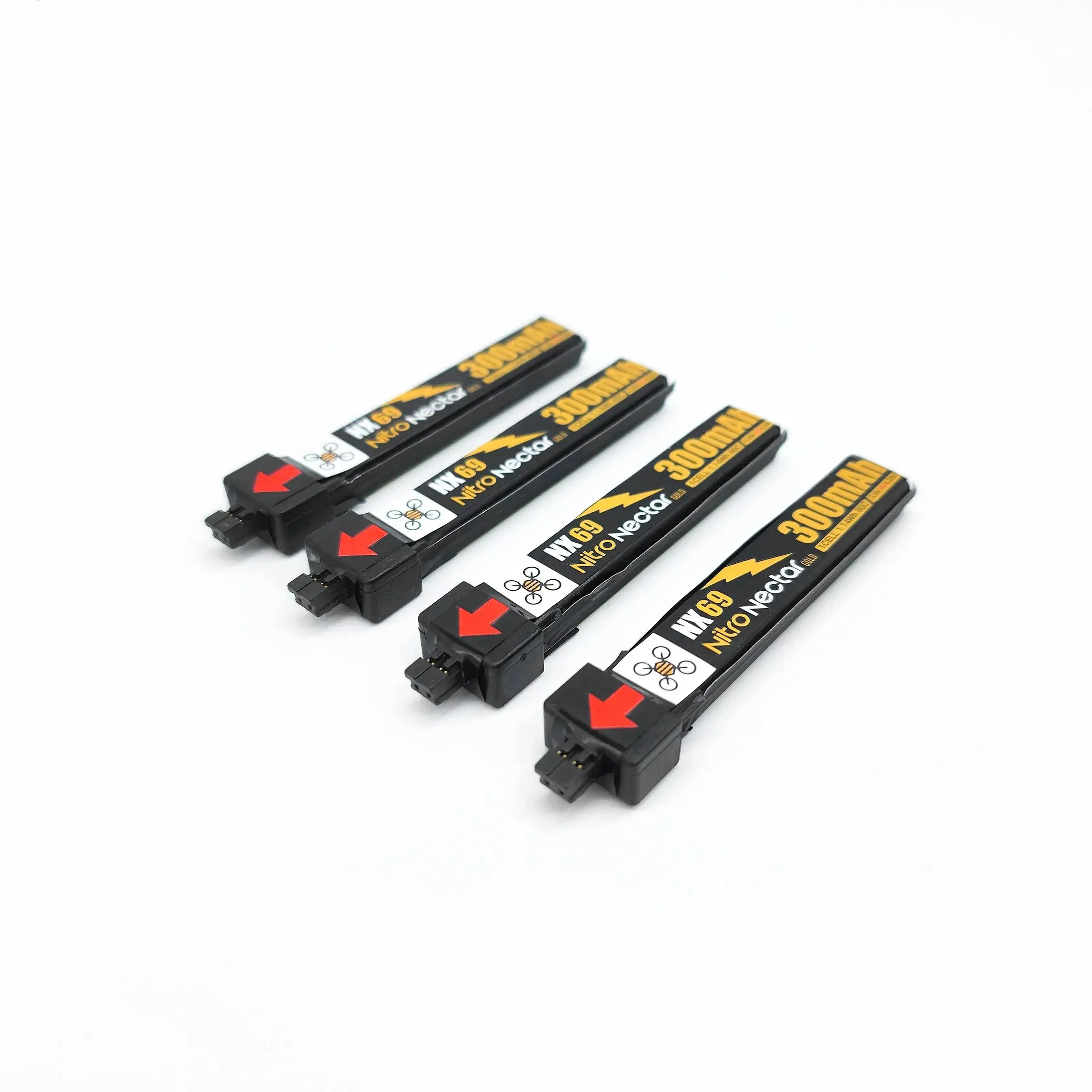 NewBeeDrone 300mAh 1S Nitro Nectar NX69 80C 3.8V HV LiPo Battery