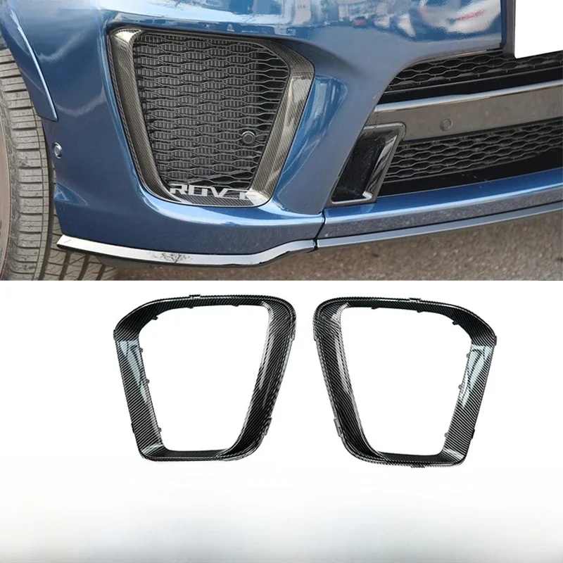 Rovce Mistlamp Deksel Mistlampen Frame Voor Land Rover Range Rover Sport Svr 2018-2022 Koolstofvezel Stijl Auto-Accessoires - afbeelding 2