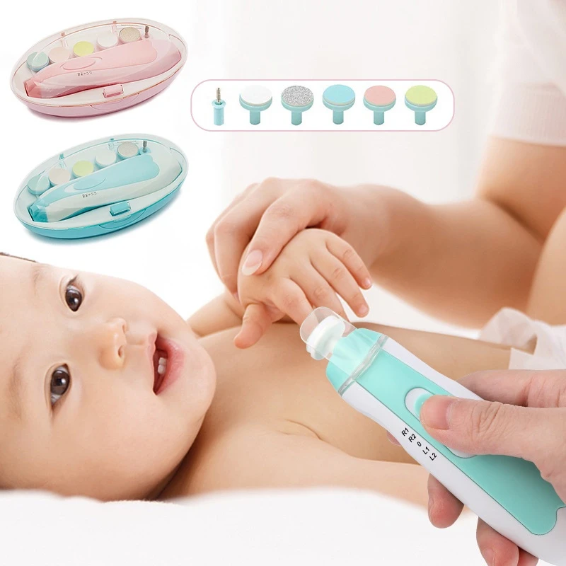 Electric Nail Slipper Trimmer Cutter For Baby Infant With Case