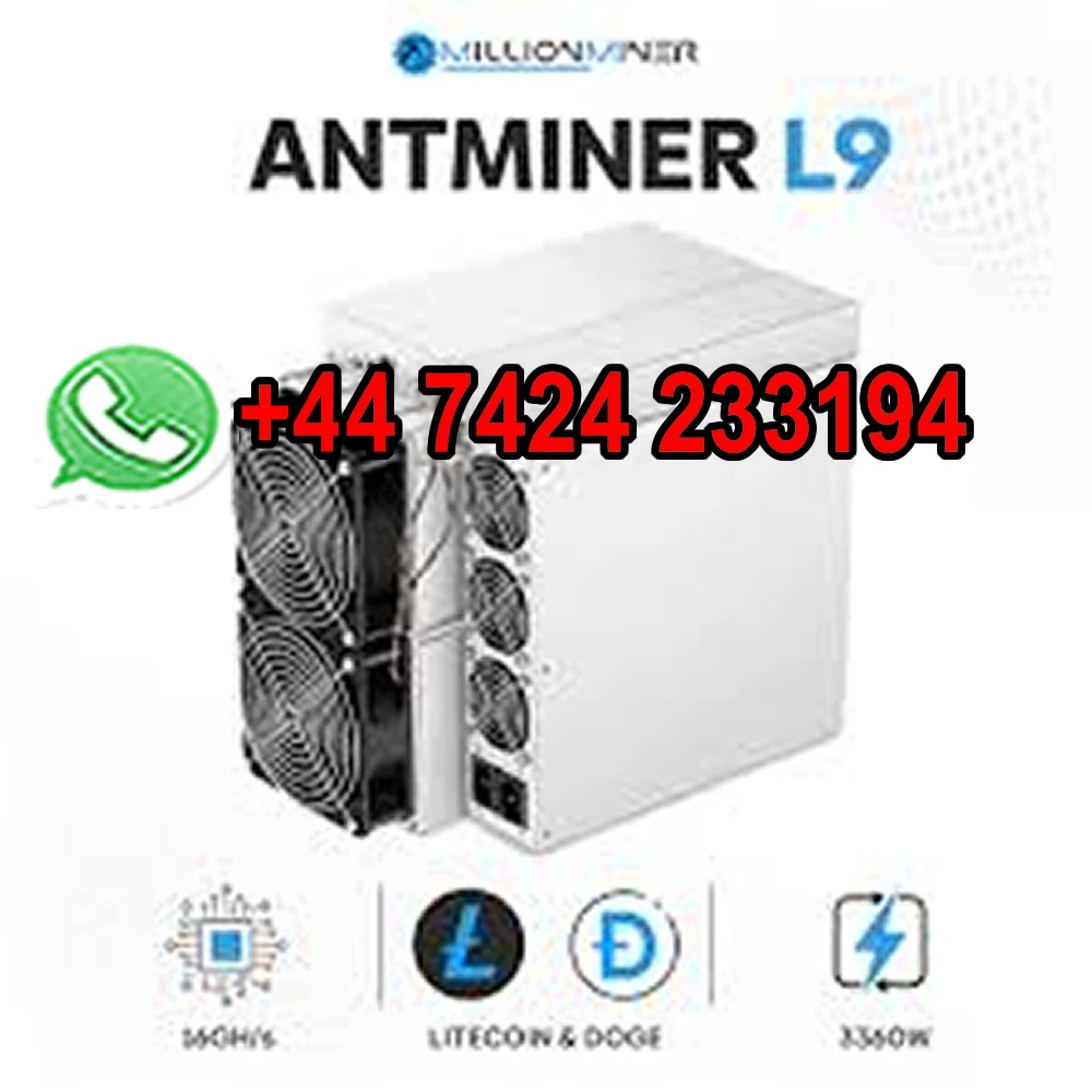 DC COMPRE 4 GANHE 2 GRÁTIS BITMAIN Antminer L9 16G / 17G LTC DOGE Miner