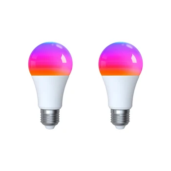 MOES Tuya Matter WiFi Smart Bulb Dimmable Led Light 16 Million RGB Colors E27 Candle Lamp