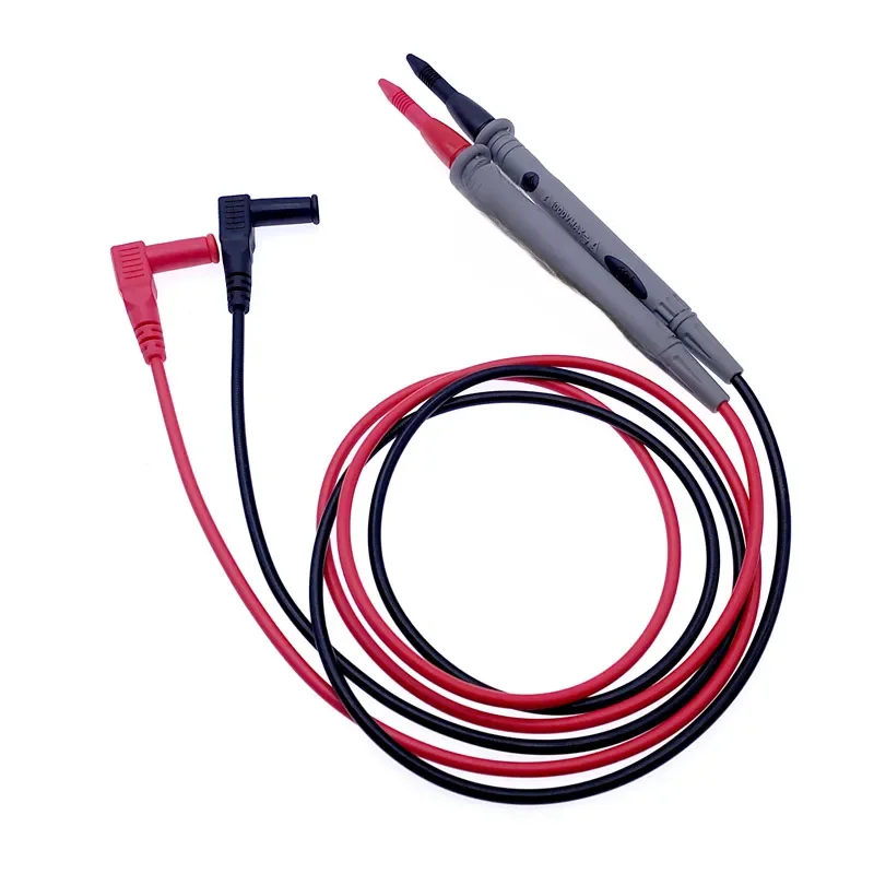 Sonde multimètre numérique avec fil en silicone souple, pointe de voiture, fils de test universels avec pince crocodile, une paire, 10A, 20A