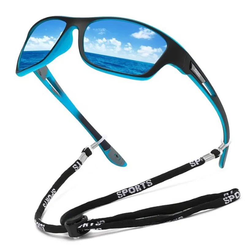 Lunettes de pêche polarisées pour hommes et femmes, nuances de conduite, lunettes de soleil de sport de plein air, lunettes de randonnée pour hommes, UV400, nouveau