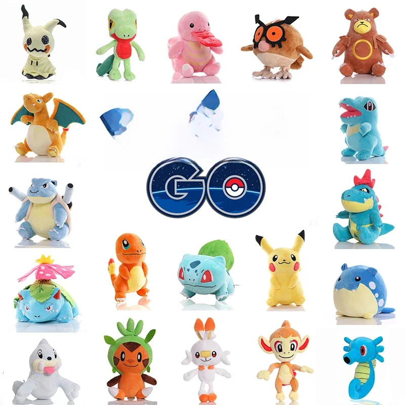 20cm Pokemon Mimikyu Blastoise Charizard Plüschtier Niedliche Chespin Chimchar Ursaring Puppe Cartoon Horsea Seel Geschenke für Kinder