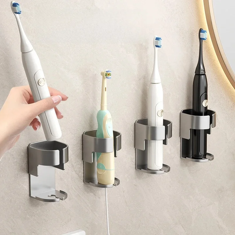 Porte-brosse à dents électrique, 1/3 pièces, support de rangement auto-adhésif, Base de rangement pour brosse à dents, organisateurs de fournitures de salle de bains