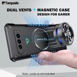 Tanpaile Cooling Magnetic Case For Xiaomi Black Shark 4 4S Pro 5 5RS Shockproof Soft Heat Dissipation Back Cover
