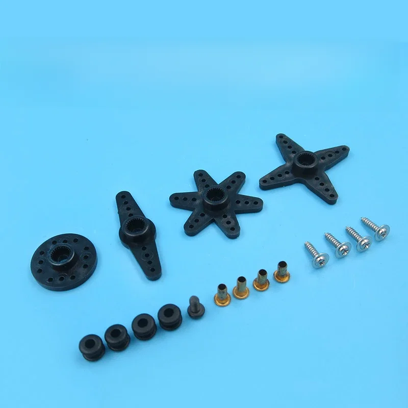 Support de servo Tower Pro MG995 MG996, bras mécanique, bras oscillant, pack d'accessoires, bras droit, bras croisé, bras cannelé pour servo RC