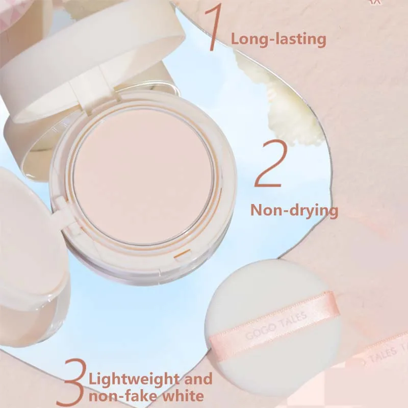 New Double-layer Air Cushion Powder Bb Cream Two In One Concealer Set Skin Brightening Moisturizing Oil Control Base Makeup