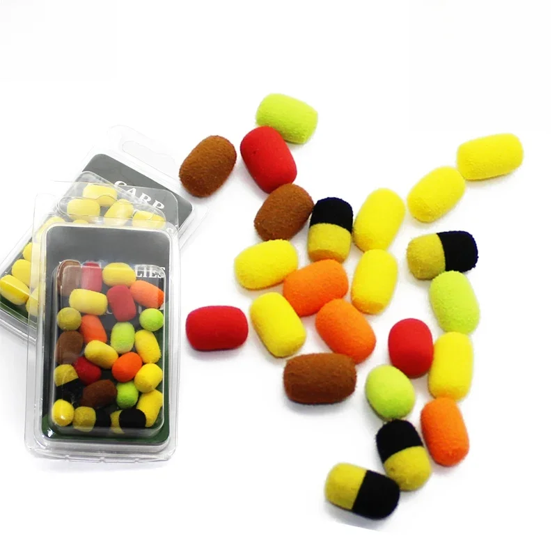 20 SZTUK Boilies Pop Up Akcesoria wędkarskie do połowu karpi Wyporność Przynęta na karpię Włosy Metoda Feeder Boilies pływające Sprzęt wędkarski — zdjęcie 2