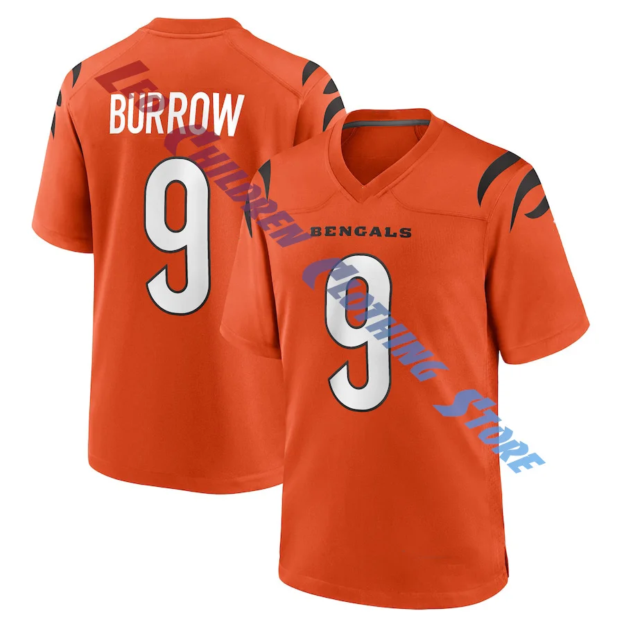 Men's Rugby Jersey Cincinnati Bengals Player Game Jersey Kids Quick-Drying Sport T-Shirt For Men American Football Oversize Tops