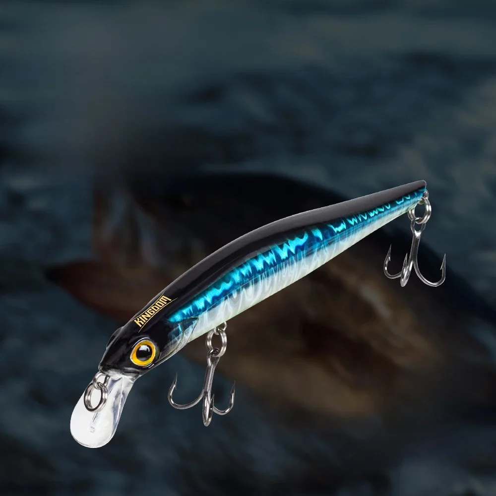 Kingdom coulant méné appât 60 80 95 105mm vibrer coulant Jerkbait Swimbait aimant Trasnfer longue coulée dur leurre de pêche