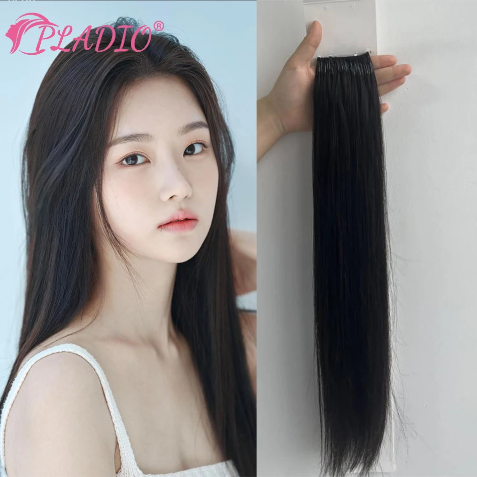 0.8g/Pcs Twins I-tip Thread Hair Extensions Straight Brazilian Keratin Natural Fusion Remy Human Hair Extension 12-26inch