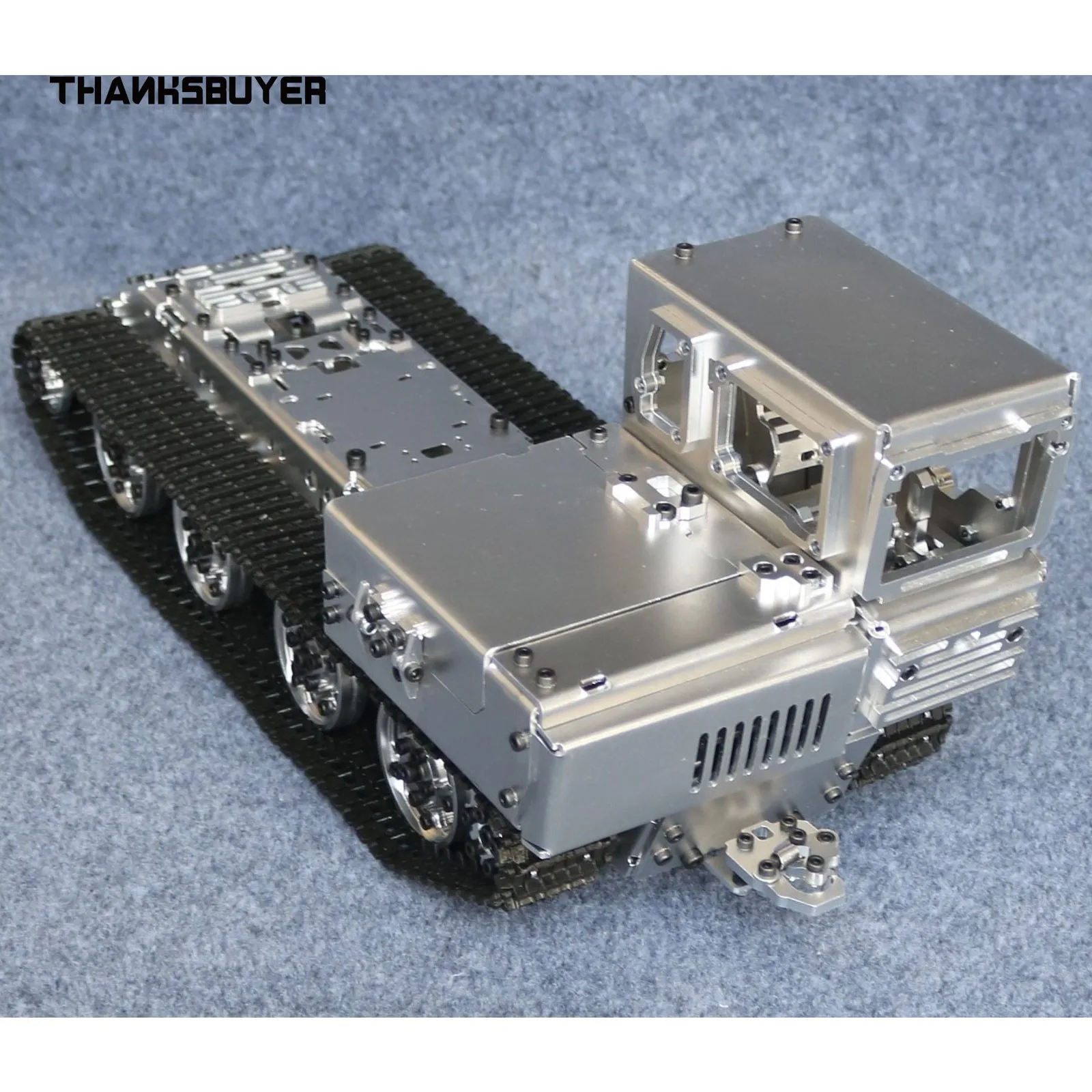 TDT-55 Intelligent Tractor Robot with Shock Absorbing Tank Chassis Support Wi-Fi 7.2V