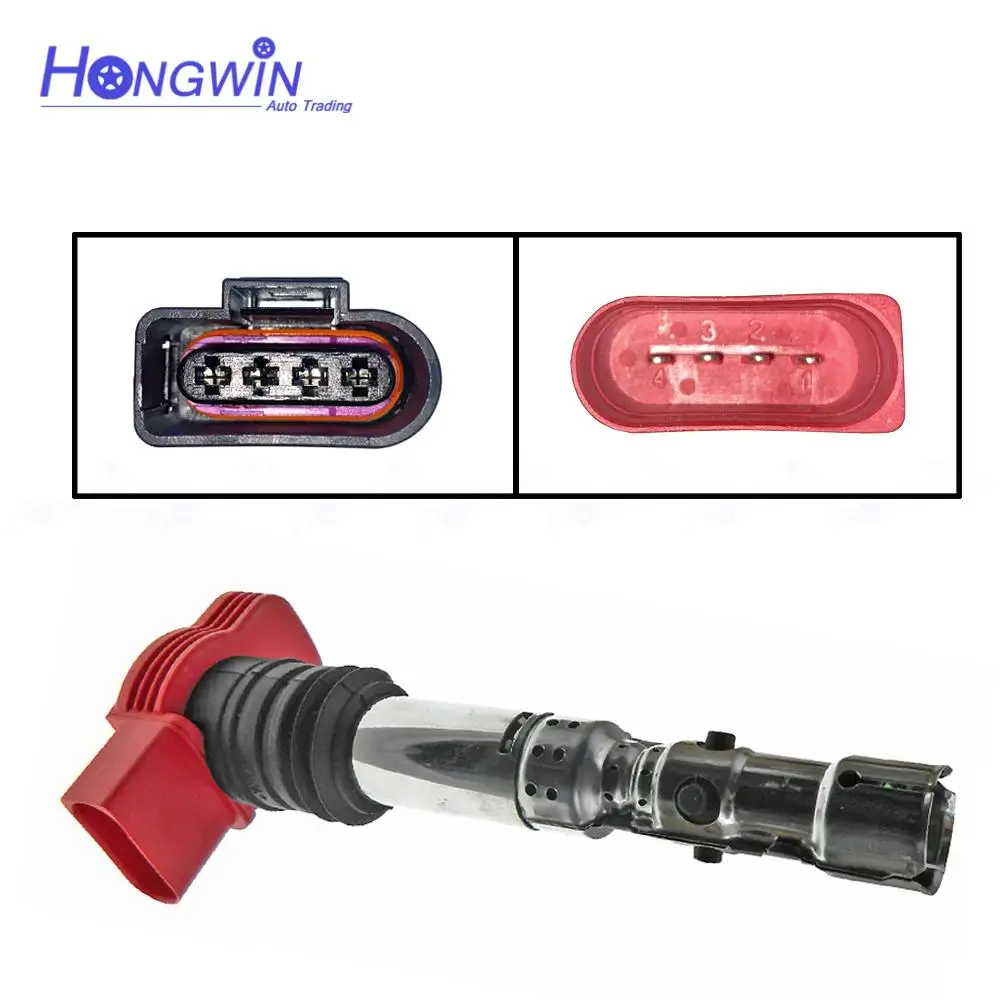 06C905115L 06B905115R 06C905115A 06C905115B Ignition Coil Connector For VW Golf Beetle Jetta Passat Audi TT A4 B5 B6 337/20 1.8T