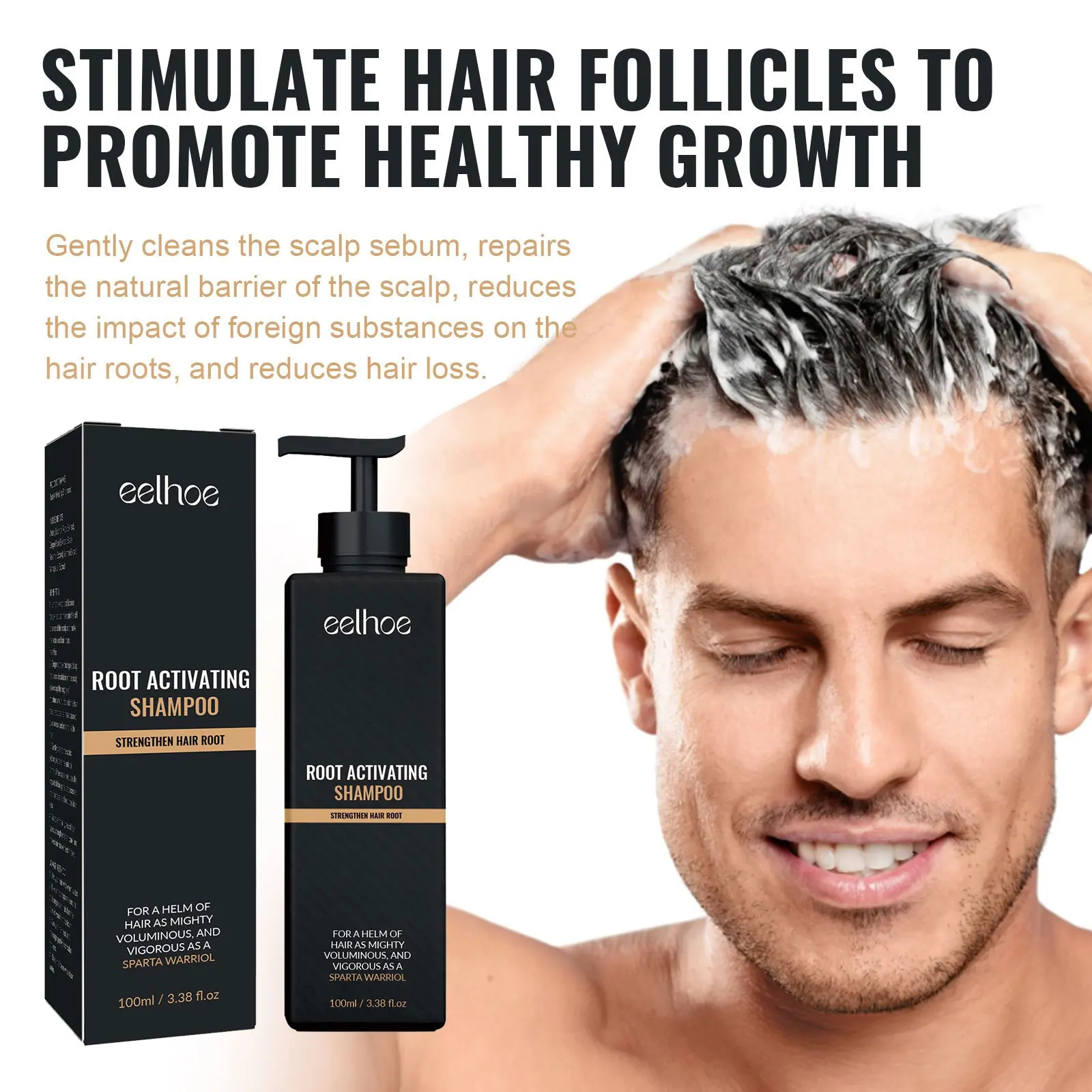 Haar verdickung shampoo zur Förderung der Kopfhaut zirkulation nicht reizendes Öl Kontrolle natürliche Wurzeln Behandlung Haarpflege shampoo