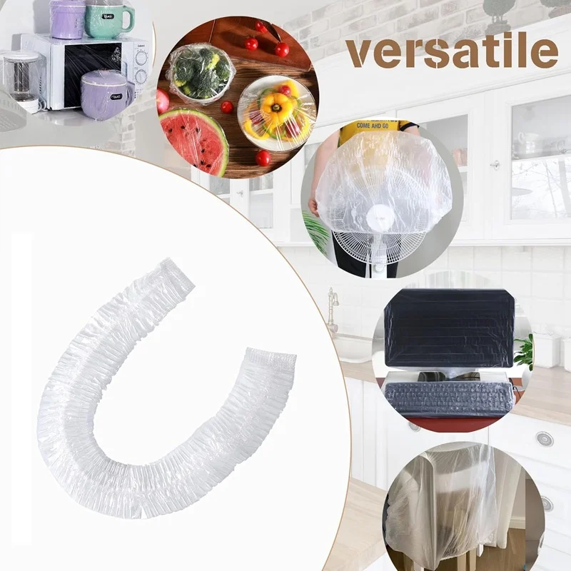 أغطية الأجهزة الكبيرة جدًا - حماية شفافة من البولي إيثيلين لطباخات الأرز ومقالي الخبز والميكروويف والغبار والآفات #4