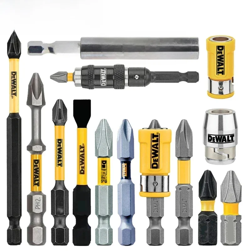 Dewalt original ph2 sl8 cruz entalhada brocas manga anel magnético adaptador canto 25mm-89mm