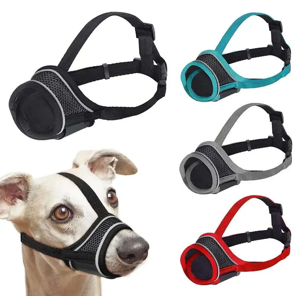 Muselière pour chien, respirante, réglable et confortable, Anti-masticage, Anti-morsure, fournitures pour animaux de compagnie