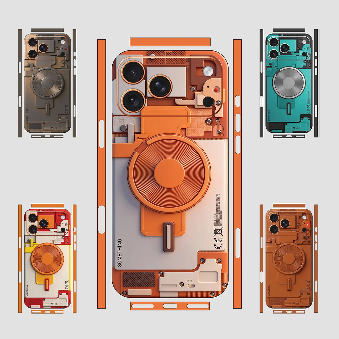 

3D Print Vinyl Wrap Skins For iPhone 17 Pro Max – Nexa Skins Decals, IPM039 Series - Premium Vinyl