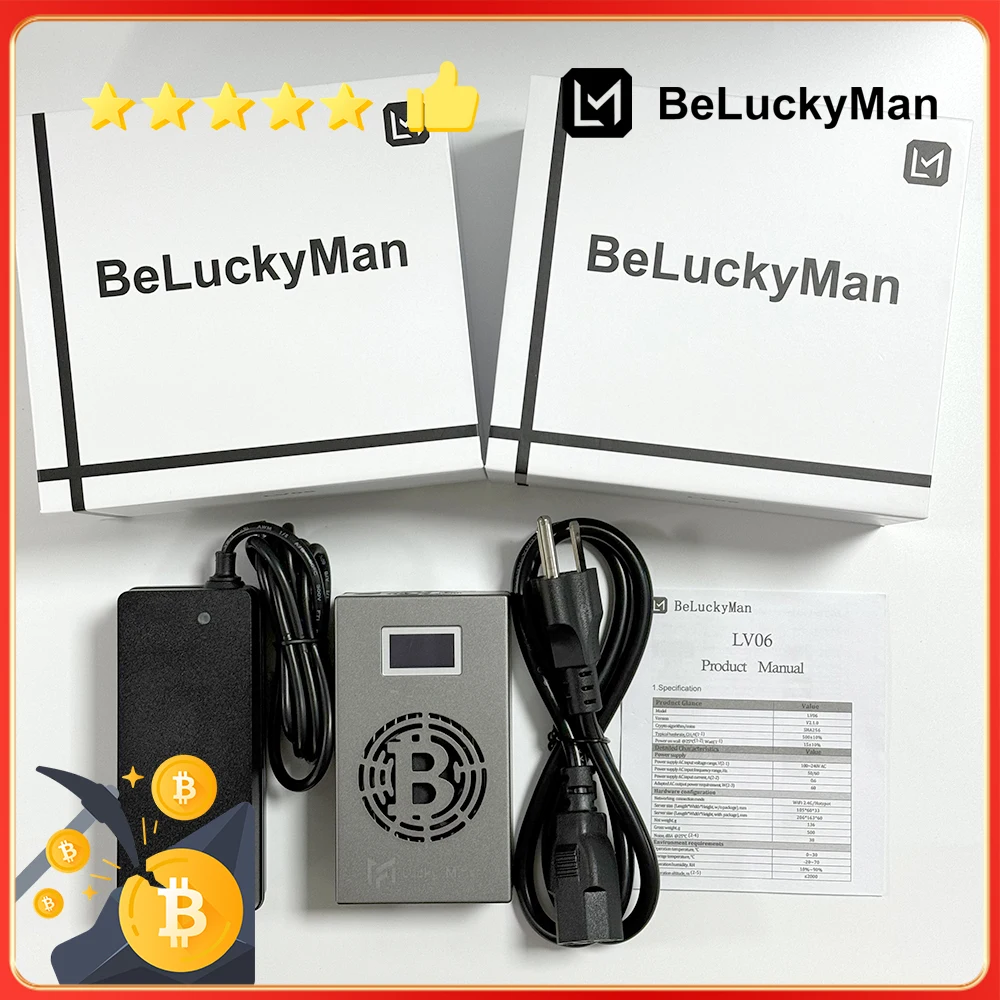 

Удачный Майнер, лотерея Майнер BTC BCH BSV DGB 504GH/S WIFI BM1366