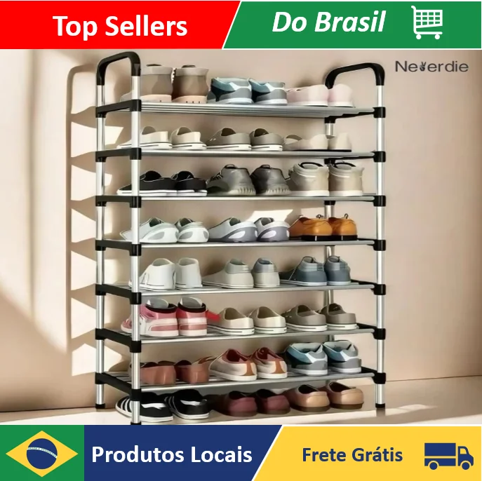 Sapateira Multiuso Para Calçados 7 Andares Organizador Desmontável - Neverdie Store