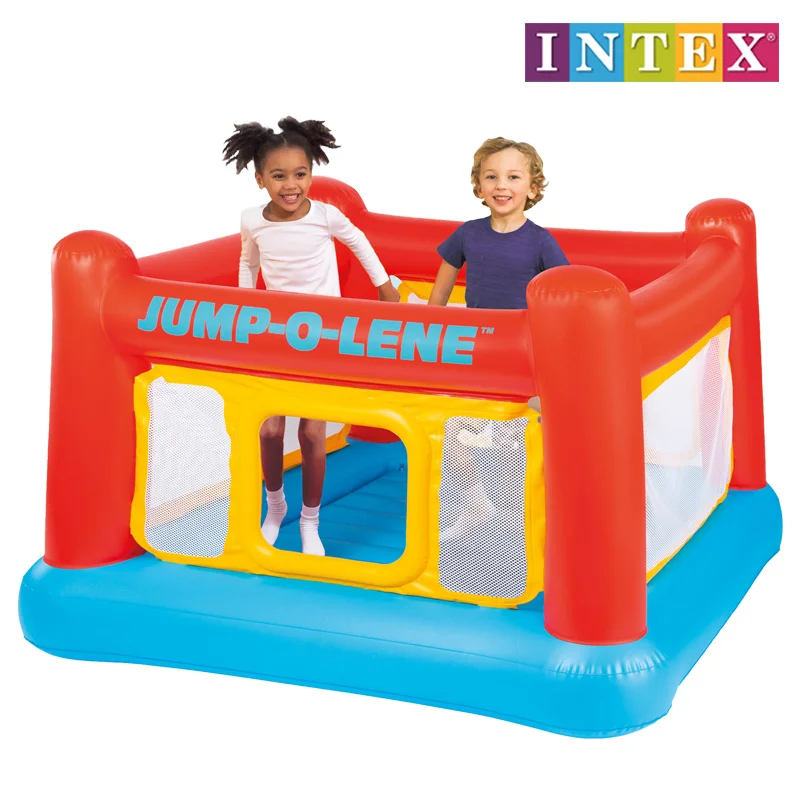 Intex 48260 jump Playhouse children's baby room home small mini air bounding playground room for home my Trampoline Play Mat