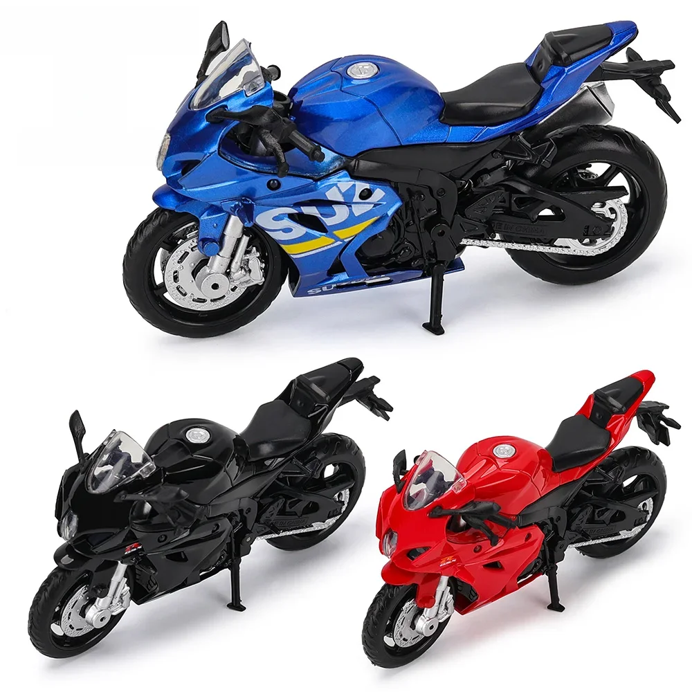 MSZ 1:18 Suzuki GSX-R1000 avec modèle de moto de voiture moulée sous pression en alliage de base, cadeau de jouet, modèle de moto statique moulé sous pression