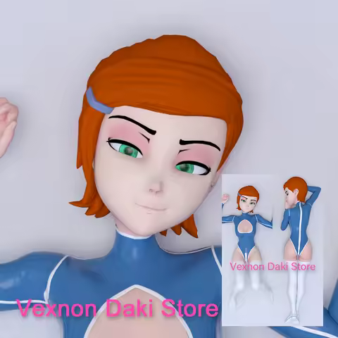 Dakimakura Gwen Girl Anime Double Sided Print Life Size Body Pillow Cover Pillowcase