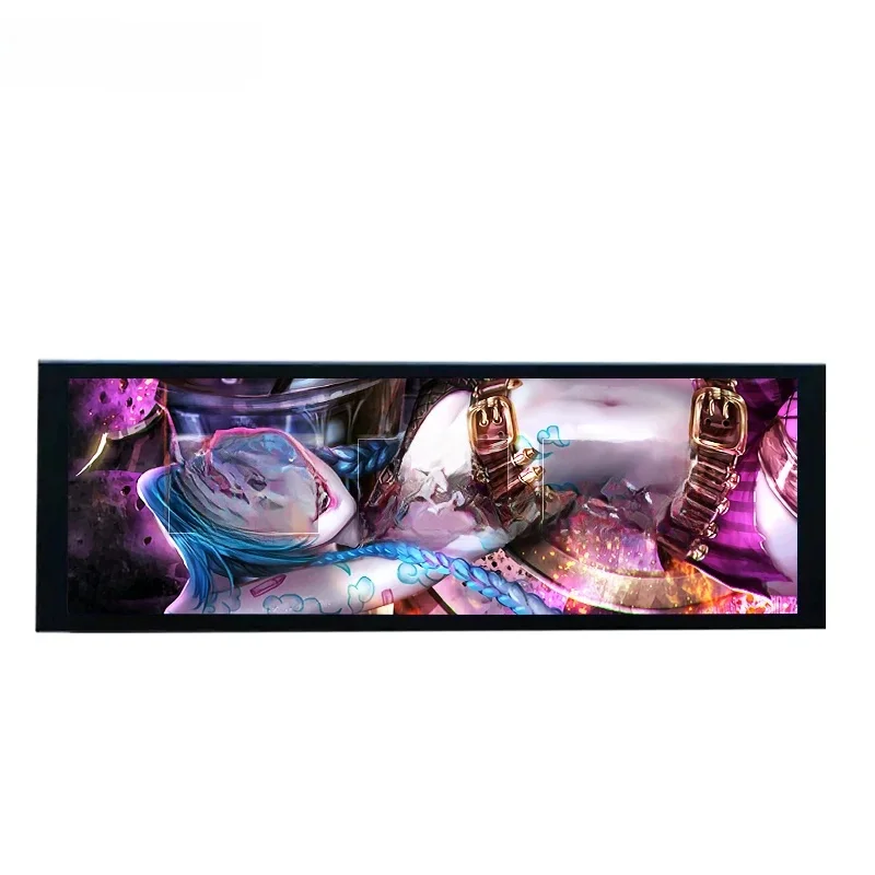 7,9-calowy monitor IPS AIDA64 Mini Gaming Monitor 400x1280 Wyświetlacz temperatury procesora Monitor pomocniczy HDMI do obudowy komputera Raspberry Pi — zdjęcie produktu 7