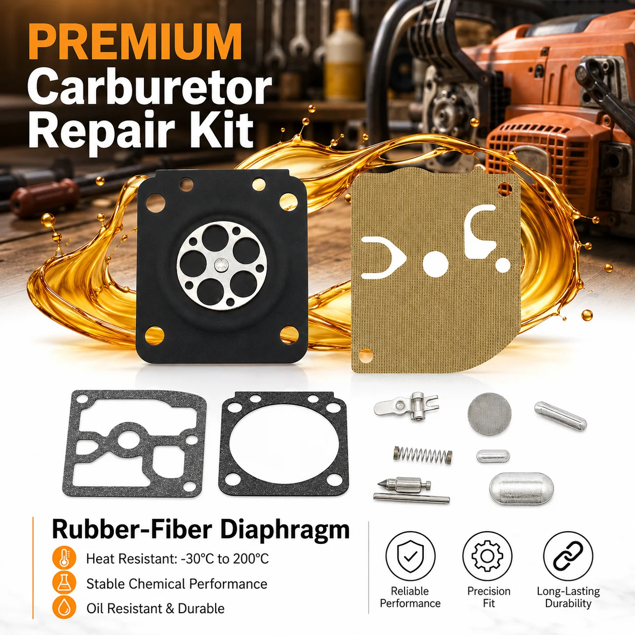 Carburetor Repair Kit For ZAMA - огляд і ціна Stihl Chainsaw Ms170