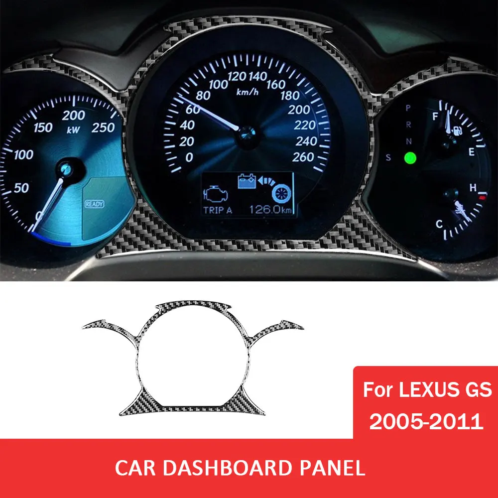 

for Lexus GS 2005-2011 Carbon Fiber Car Dashboard Decoration Cover Trim Sticker Auto Interior Accessories