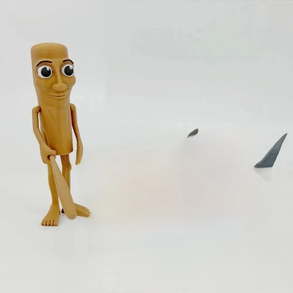 Figurine de requin Tungtungsahur, poupée drôle, décoration de bureau, Tralalero Tralala, jouet articulé mobile imprimé en 3D