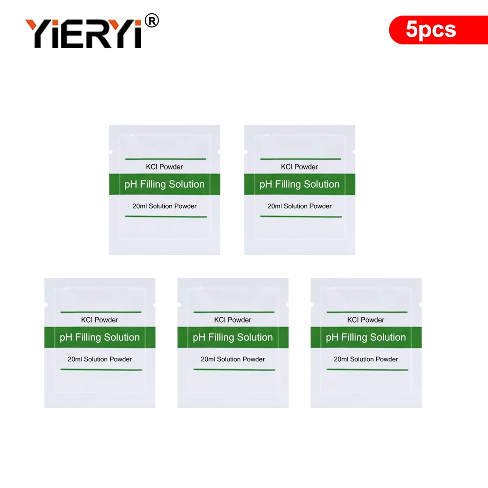New PH&Orp Probes Maintenance Fluids 20ml Solution Powder PH Filling Solution Packet For PH Meter ORP Tester Aquarium Water Test