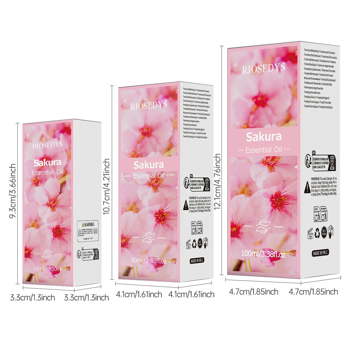 SAKURA Essential Oil, Fresh Fl - огляд і ціна Aromatherapy Diffuser