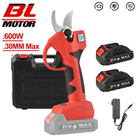 30mm Brushless Electric Pruning Shears Efficient 600W Cordless Rechargeable Lithium battery Fruit Tree Bonsai Pruning Garden Too