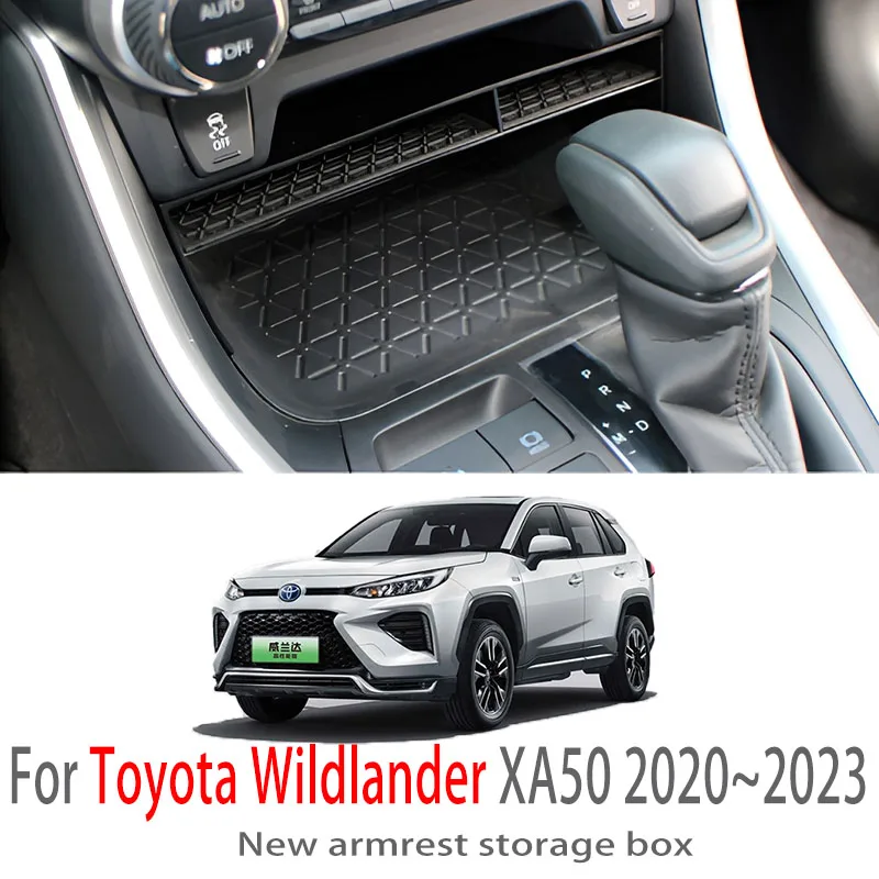 

Car Accessories For Toyota Wildlander XA50 2020~2023 2021 Center Console Armrest Storage Box Multifunctional Storage Auto Parts