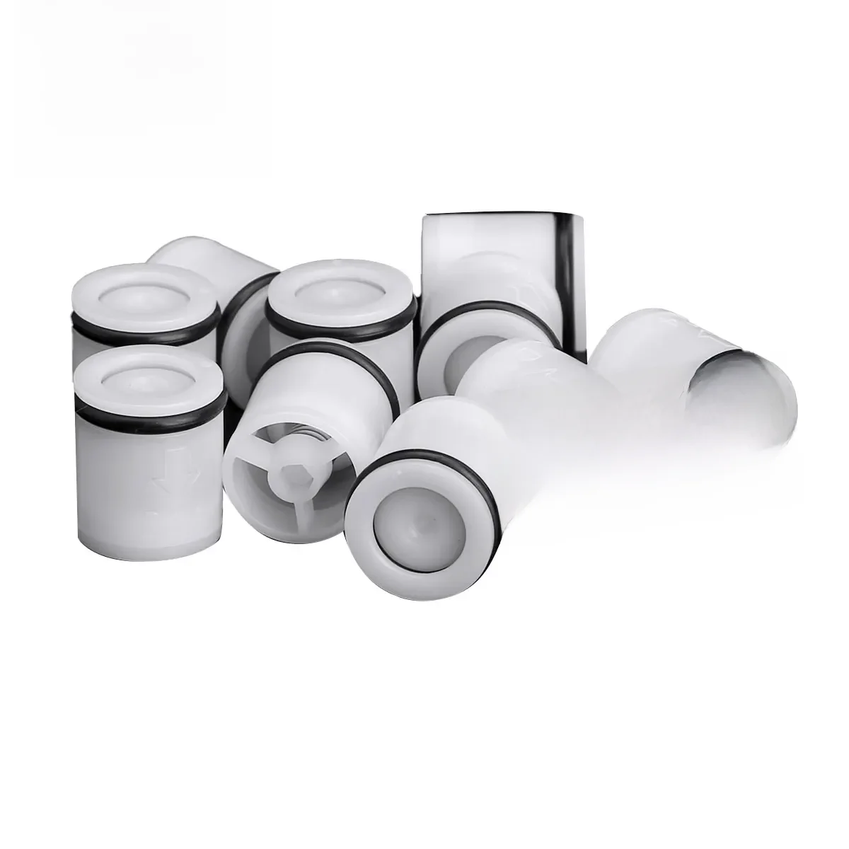 Connecteur de contrôle de chauffe-eau de jardin, 10 pièces, clapet anti-retour à ressort, pour douche en plastique, filtres de robinets