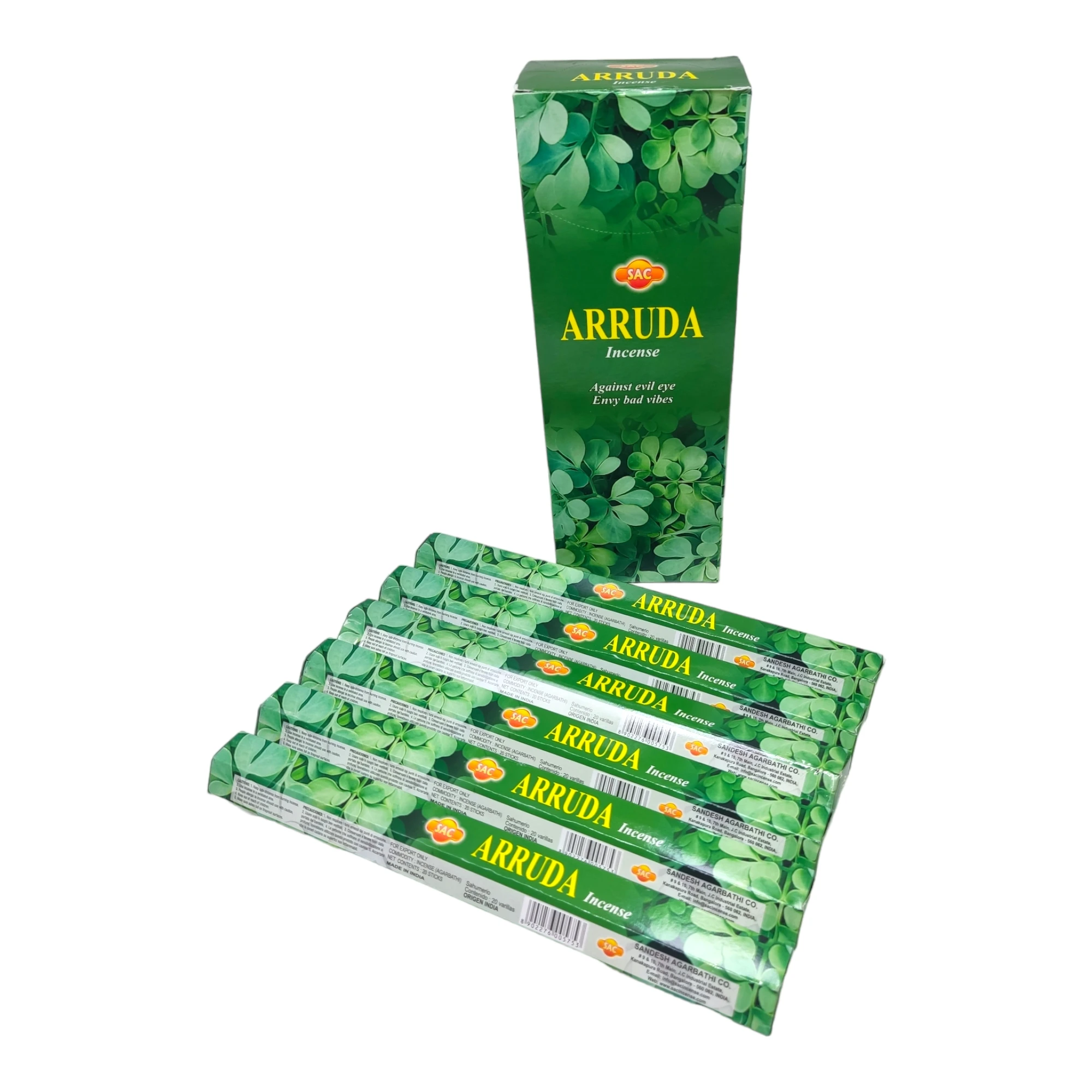 علبة بخور رودا ، علبة من 6 صناديق تحتوي على 20 غرام لكل منها إجمالاً ، مصنوعة في الهند