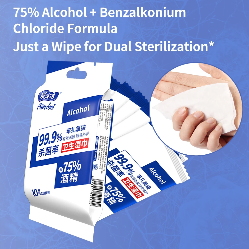 مناديل مطهرة مضادة للبكتيريا، 100 قطعة سميكة للغاية - خالية من الكحول وغير سامة للمنزل والمطبخ وألعاب الأطفال والعناية بالحيوانات الأليفة، 9