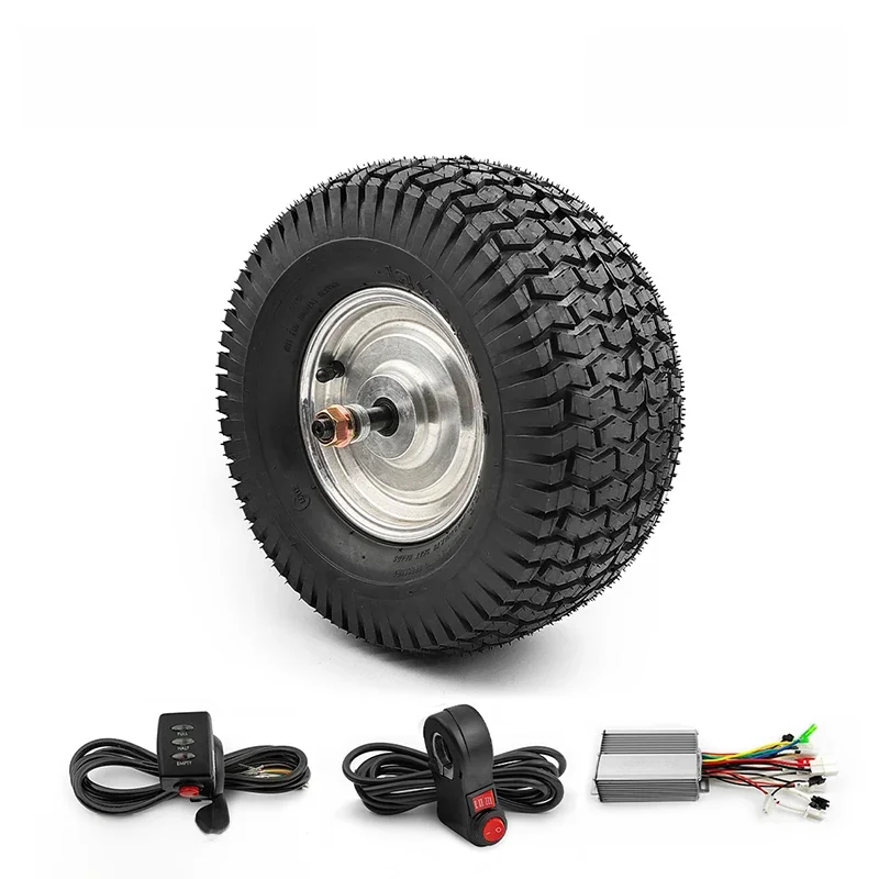 AliExpress UK L-faster 13 Inch Tire 500W Big Torque Sandy Beach Wheelbarrow Cart Brushless Gear Hub Motor Wheel Kit With