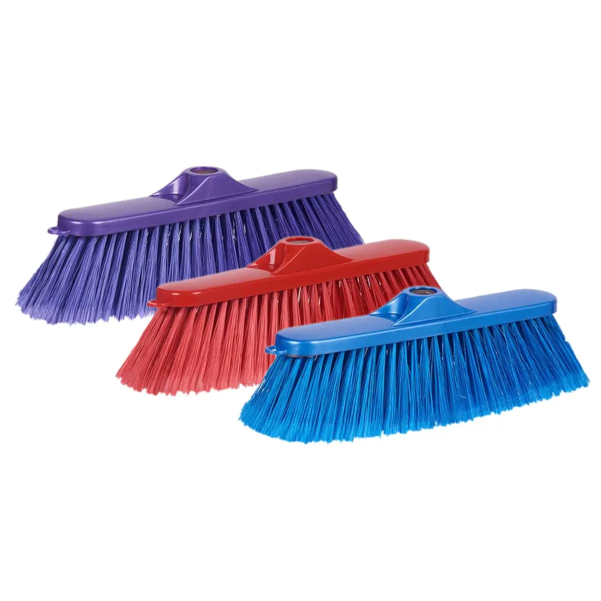 Universele Borstelvervanging Voor Bezem 3 Kleuren | Borstel Om Elk Oppervlak 8X32X9 Cm Te Vegen