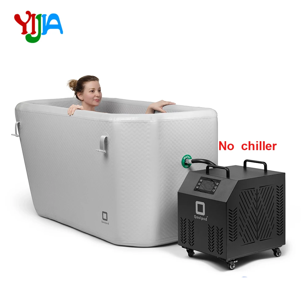 Upgraded 155cm  Inflatable Ice Freestanding Bathtub Portable Cold Water BathCold Plunge   for Athletes' Recover Outdoor or home