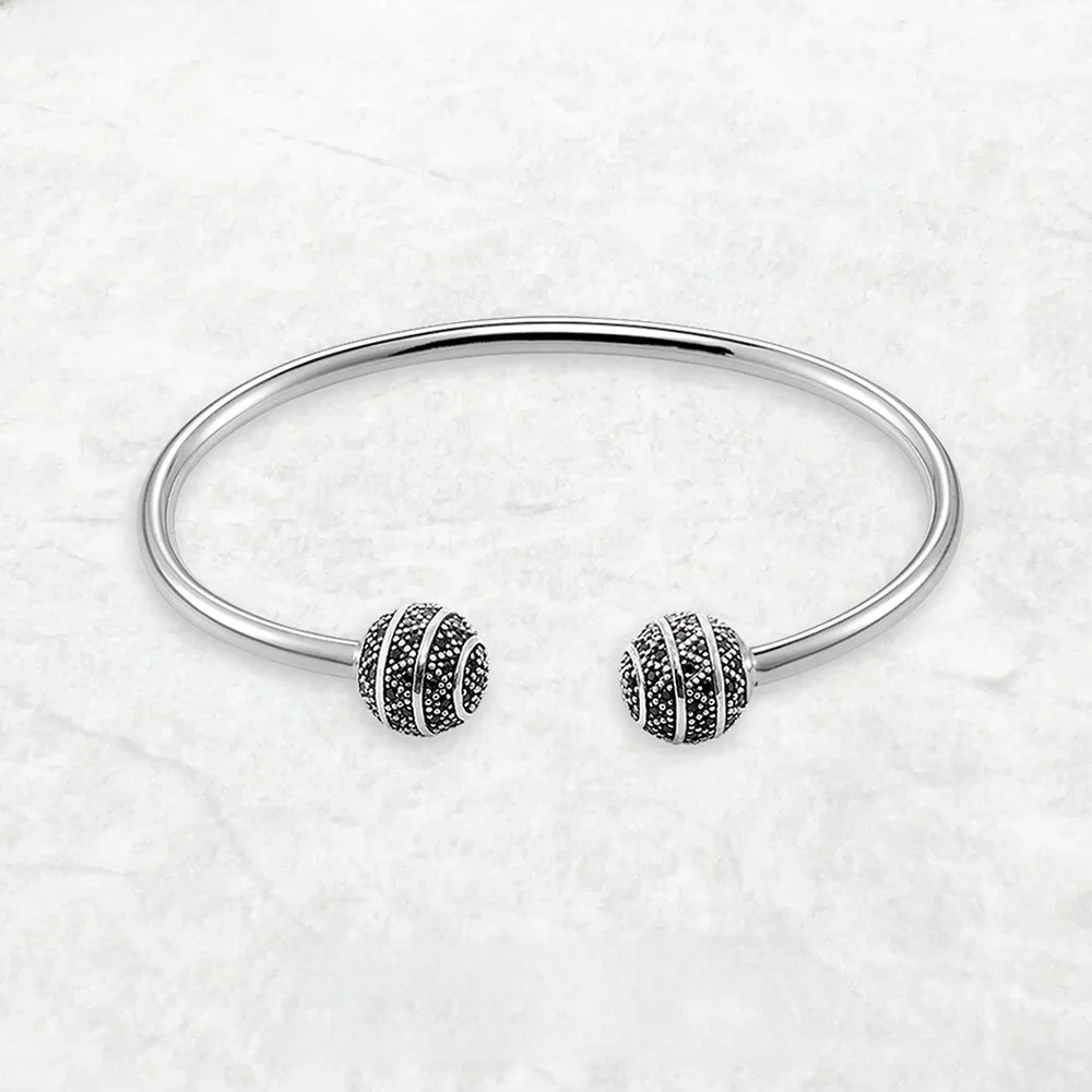 Bransoletki bransoletki Zig Zag styl europejski moda prezent dla kobiet mężczyzn Brand New biżuteria w 925 Sterling Silver — zdjęcie 2