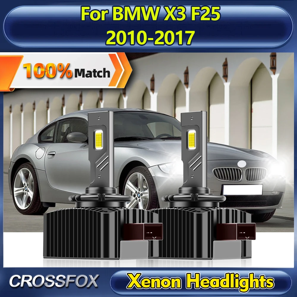 

LED Headlights 120W 30000LM Canbus No Error HID Xenon Car Lights 12V Plug&Play For BMW X3 F25 2010-2012 2013 2014 2015 2016 2017