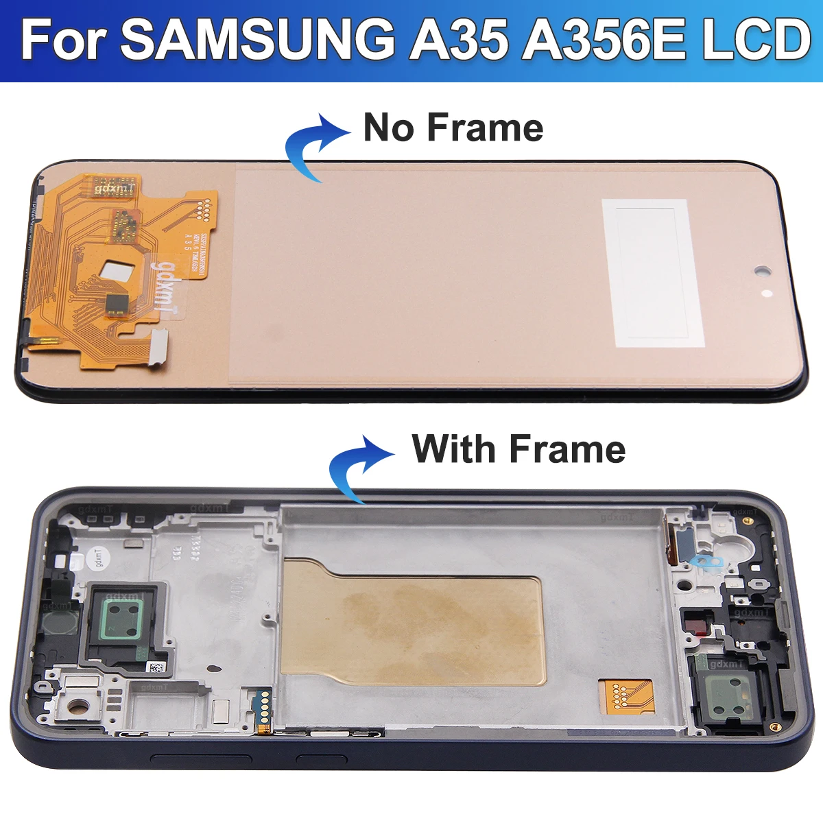 6.6\'\' Tested A35 5G Display With Frame Replace For Samsung A356 A356B A356E A356U Lcd Display Touch Screen Digitizer Assembly