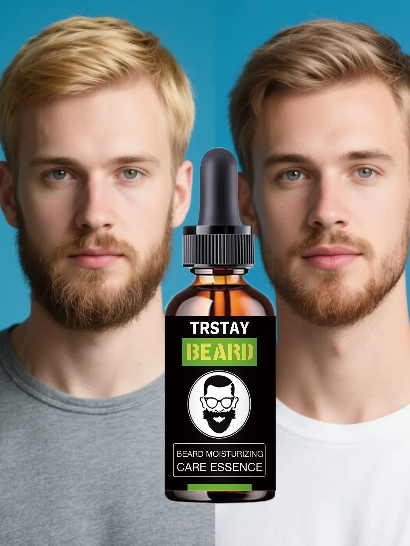 Beard Care Formula High Moisturizing Reduces Static Electricity Soft Stylish Healthy Beard Growth Nourishing Vitamins Essential - Image 6